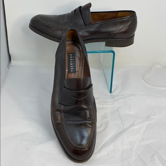 Men’s Fratelli Rossetti Sz 10 Men’s Brown Loafer - Picture 1 of 9